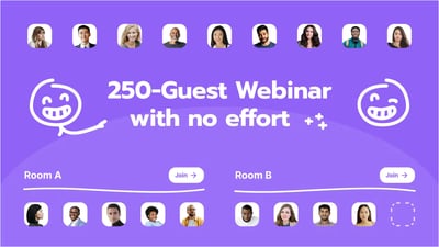 How to Hold a 250-Guest Webinar with No Effort